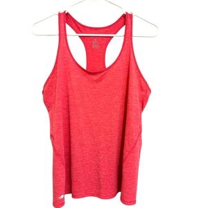 2/$15 Ideology Racerback Active Tank Top Coral Pink | Size M